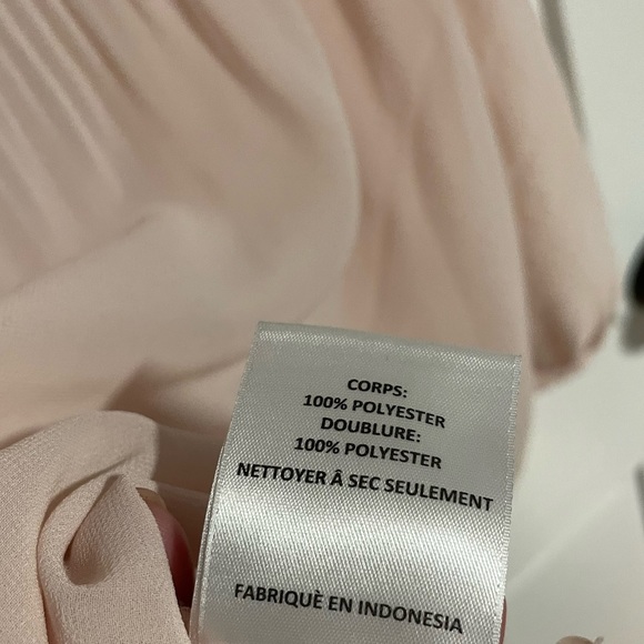 ASTR the label light pink pleated long sleeve top - Picture 6 of 8